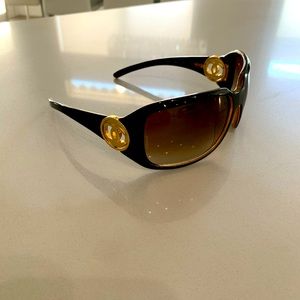 CHANEL Brown Cc Logo Sunglasses 6023
